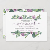 We hebben de botanische Waterverf verplaatst Aankondiging (Voorkant / Achterkant)