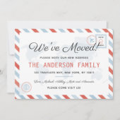 We hebben de Briefkaart-uitnodigingskaart verplaat Kaart (Voorkant)