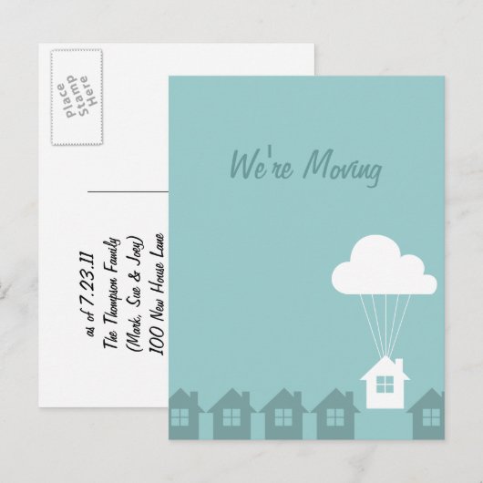 We hebben de Briefkaarten van de Aankondiging verp (Voorkant / Achterkant)