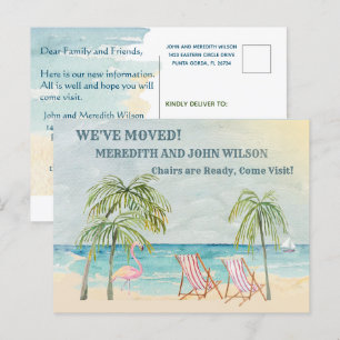 We hebben de budgettaire Waterverf Ocean Beach Mov Aankondigingskaart