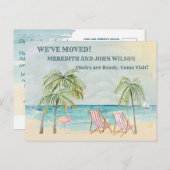 We hebben de budgettaire Waterverf Ocean Beach Mov Aankondigingskaart (Voorkant / Achterkant)