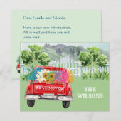 We hebben de charmerende Schilderachtig verplaatsi Aankondiging (Voorkant / Achterkant)