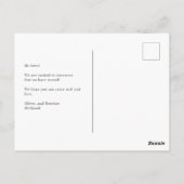 We hebben de Cute Zee Horse Moving Announcement ve Briefkaart (Achterkant)