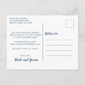 We hebben de Date White Handwriting Photo gewijzig Aankondigingskaart (Achterkant)