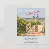 We hebben de 'Dog Ocean Beach'-beweging verplaatst Aankondiging (Voorkant / Achterkant)