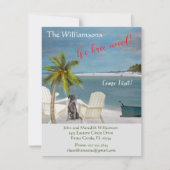 We hebben de 'Dog Ocean Beach' budgetverplaatsing Aankondiging (Voorkant)