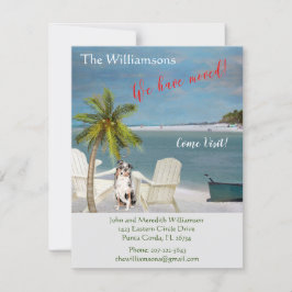 We hebben de 'Dog Ocean Beach' budgetverplaatsing  Aankondiging