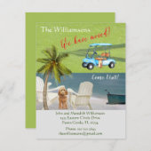 We hebben de 'Dog Ocean Beach' budgetverplaatsing  Aankondiging (Voorkant / Achterkant)