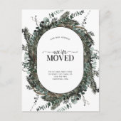 We hebben de Dusty Winter Eucalyptus verplaatst Aankondigingskaart (Voorkant)