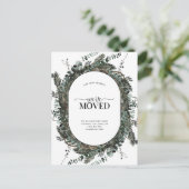 We hebben de Dusty Winter Eucalyptus verplaatst Aankondigingskaart (Staand voorkant)