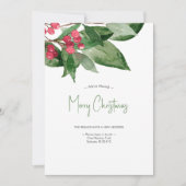 We hebben de Elegant Waterverf kerstavond C Feestdagenkaart (Voorkant)