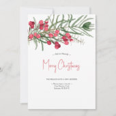 We hebben de Elegant Waterverf kerstkaart verplaat (Voorkant)