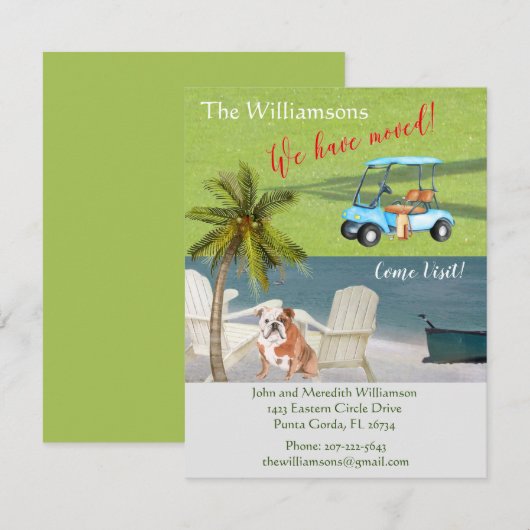 We hebben de Engelse Bulldog Ocean Beach Move verp Aankondiging (Voorkant / Achterkant)