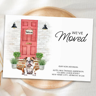 We hebben de Engelse Bulldog Red Door Dog verhuisd Aankondiging