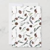 We hebben de Eucalyptus Dusty Moving Announcement  Feestdagenkaart (Achterkant)