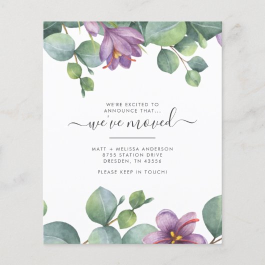 We hebben de Eucalyptus Paarse Groene Beweging van (Voorkant)