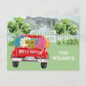 We hebben de Floral budget van de flank van het pl Aankondigingskaart (Voorkant)