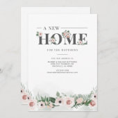 We hebben de Floral Change of Address Moving verpl Aankondiging (Voorkant / Achterkant)