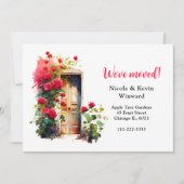 We hebben de Floral Red Roses-deur verplaatst Aankondiging (Voorkant)