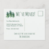 We hebben de Forest Mountain Pines Waterverf verpl Aankondigingskaart (Achterkant)