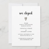 We hebben de foto van Black en White Heart uitgeze Aankondiging (Voorkant)