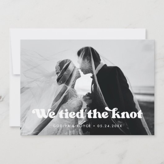 We hebben de foto van de knoop in de stijlvolle re aankondiging (Voorkant)