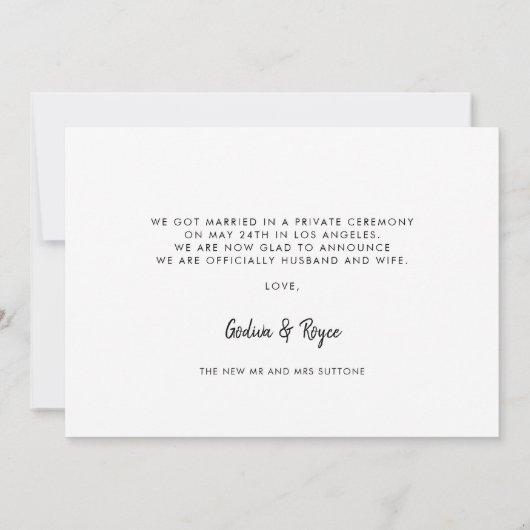 We hebben de foto van de knoop in de stijlvolle re aankondiging (Achterkant)