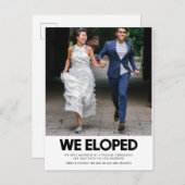 We hebben de foto van de Moderne bruiloft bekendge Briefkaart (Voorkant / Achterkant)