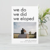 We hebben de foto's gepubliceerd. aankondiging (Staand voorkant)