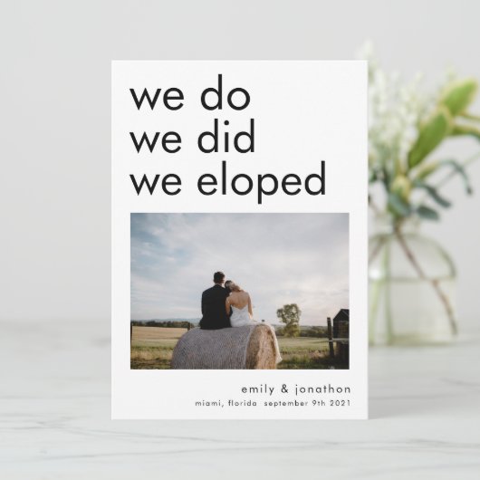 We hebben de foto's gepubliceerd. aankondiging (Staand voorkant)