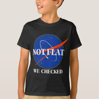 We hebben de funny Flat Earth niet gecontroleerd T-shirt