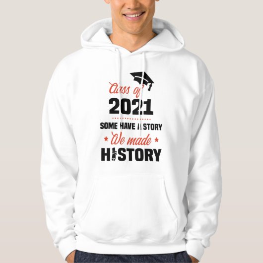 We hebben de geschiedenisklasse van 2021 hoog Afst Hoodie (Voorkant)