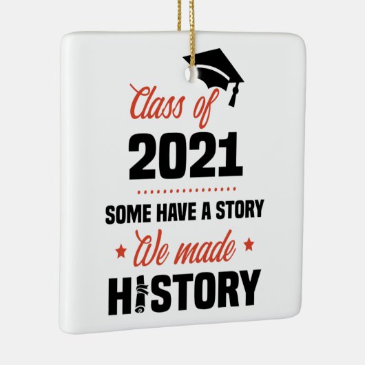 We hebben de geschiedenisklasse van 2021 hoog Afst Keramisch Ornament (Rechts)