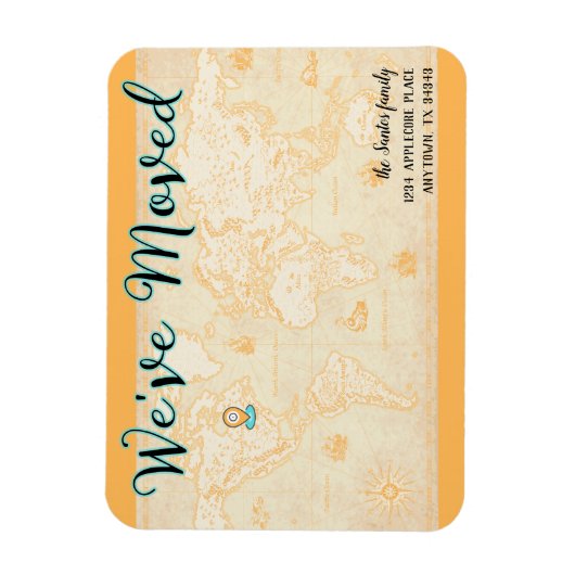 We hebben de  Global Map van de Oude Tijd verplaat Magneet (Verticaal)