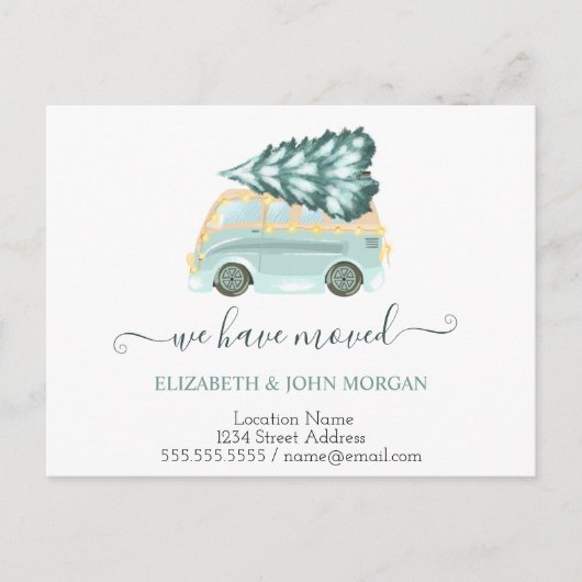 We hebben de groene trustboompijn bezocht. aankondigingskaart (Voorkant)