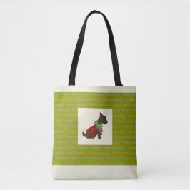 We hebben de groeten van Scottie Dog Seizoenseizoe Tote Bag