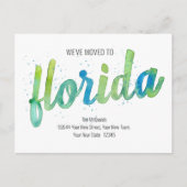 We hebben de hand geschetst Waterverf Florida Movi Feestdagenkaart (Voorkant)