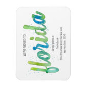 We hebben de hand geschetst Waterverf Florida Movi Magneet (Verticaal)