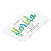 We hebben de hand geschetst Waterverf Florida Movi Magneet (Linkerzijde)