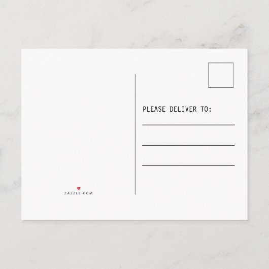 We hebben de handgeschreven versie van Calligrafie Aankondigingskaart (Achterkant)