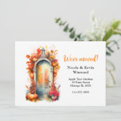 We hebben de Herfst Herfst Pompoendeur verplaatst Aankondiging (Staand voorkant)