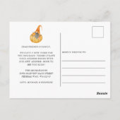We hebben de herfst van Gnome Nieuwe Aankondiging  Briefkaart (Achterkant)