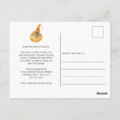 We hebben de herfst van Gnome Nieuwe Aankondiging  Briefkaart (Achterkant)