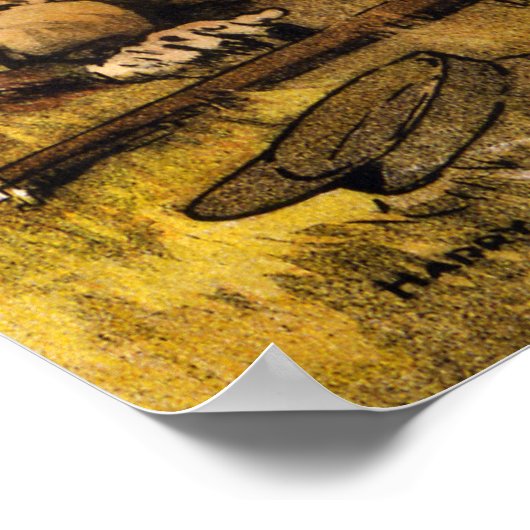 We hebben de heuvel gepakt poster (Hoek)