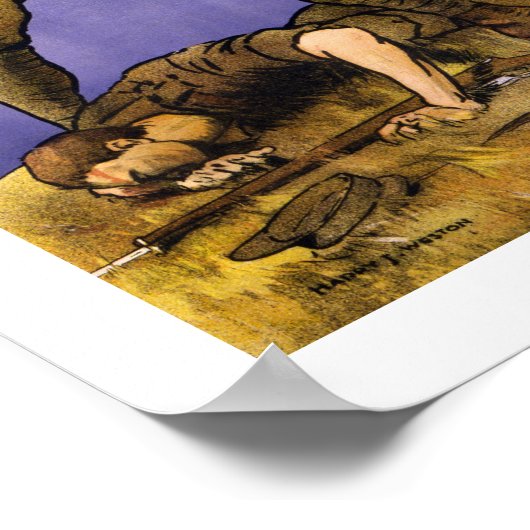 We hebben de heuvel meegenomen poster (Hoek)