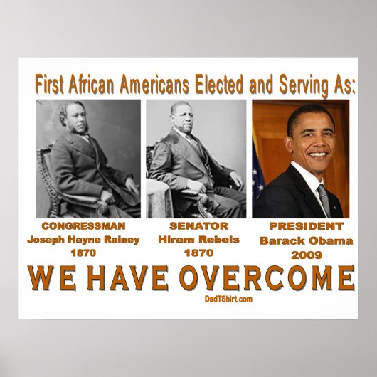 We hebben de historische Obama overwonnen ... - Ge Poster (Voorkant)