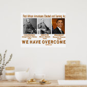 We hebben de historische Obama overwonnen ... - Ge Poster (Keuken)