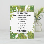 We hebben de 'Home Blessing New House Warming Part Kaart (Staand voorkant)