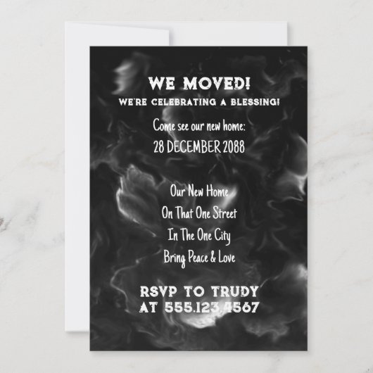 We hebben de 'Home Blessing New House Warming Part Kaart (Voorkant)