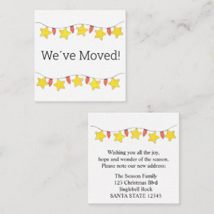 We hebben de Kaart met kerstboomverlichting verpla